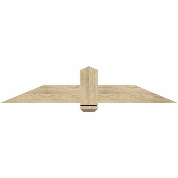 Ekena Millwork Eugene Rough Sawn Timber Gable Bracket, Douglas Fir, 60"W x 12"H x 6"D x 6"F, 5/12 Pitch GBW060X12X0606EUG00RDF - main